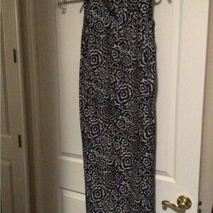 Black and White Floral Dress